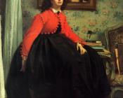 詹姆斯蒂索 - Portrait of Mlle L L